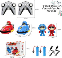 RC Battle Bumper Car Set with Ejecting Driver