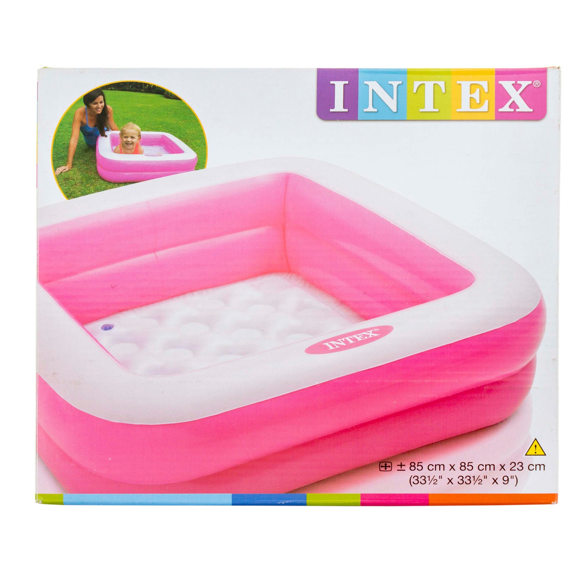 Intex Inflatable Pool Box INTEX Play Box Pool For Babies 2ft 10in x 2ft 10in x 9in – The Toy Factory