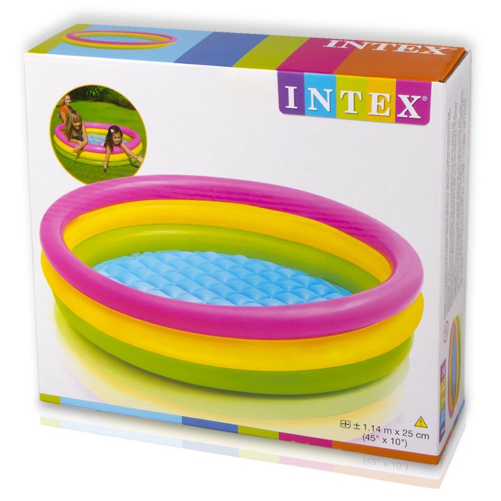 Sentient Pool Toy INTEX Sunset Swimming Pool For Kids 3ft 9in x 10in – The Toy Factory