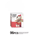 96Pcs Spraying Kitchen Playset With Light & Sound Feature