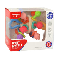 Huanger Baby Rattle Teether Ball | Soft Silicone Toy