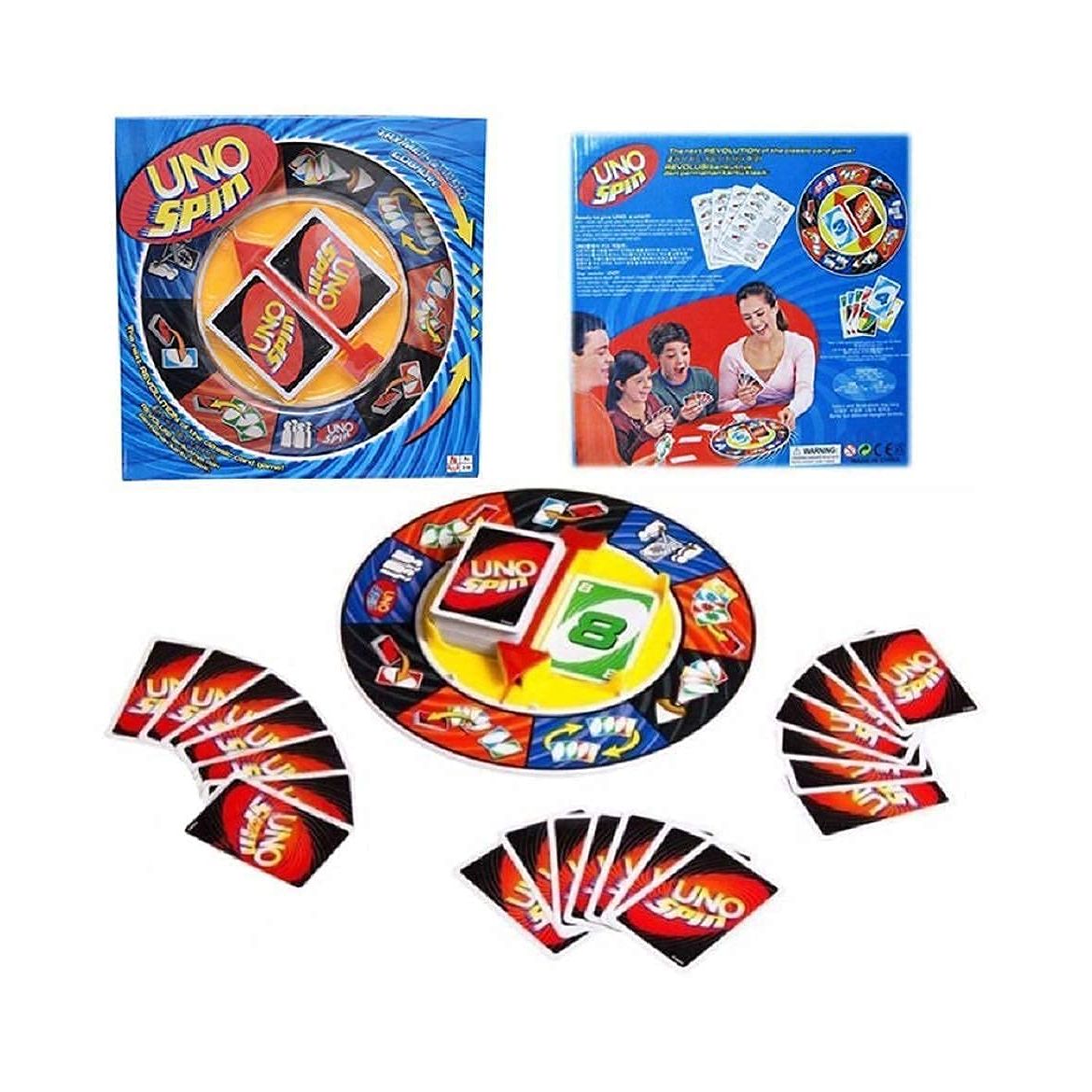 UNO Card Wheel Spin Board Game | Multi-Player Game