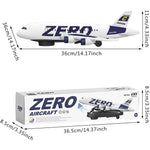 Zero Aircraft Take-Off Toy Plane with Vibrant Colourful LED Lightning Effects