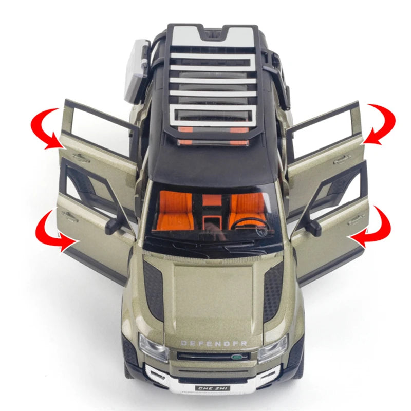 Die Cast Land Rover 1-24 Mini Car | Showpiece Car – The Toy Factory