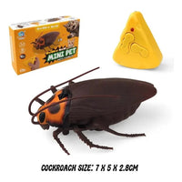 Remote Control Realistic Cockroach | 360 Rotating Creepy RC Cockroach