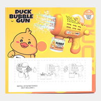 Duck Bubble Gun with LED Lights & Sound Effects