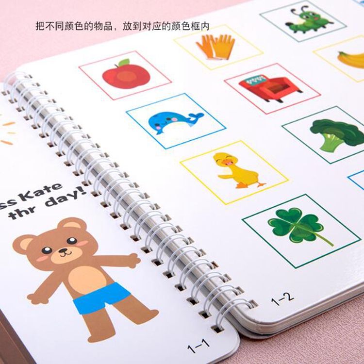 Kate's Quiet Book Montessori Activity Book