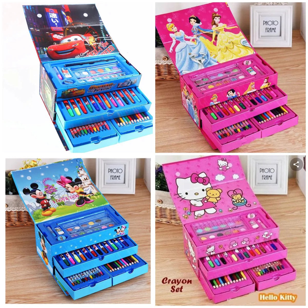 Ultimate 54-Piece Kids Art Studio Box – All-in-One Drawing, Painting & Craft Set for Little Artists