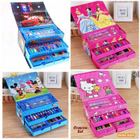 Ultimate 54-Piece Kids Art Studio Box – All-in-One Drawing, Painting & Craft Set for Little Artists