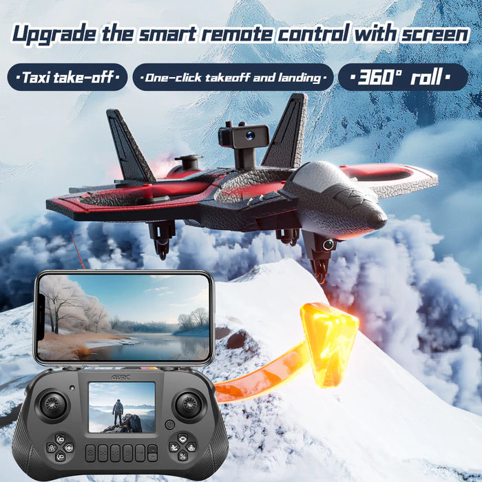 4DRC RC Fighter Jet Drone with HD Camera & Live Transmission