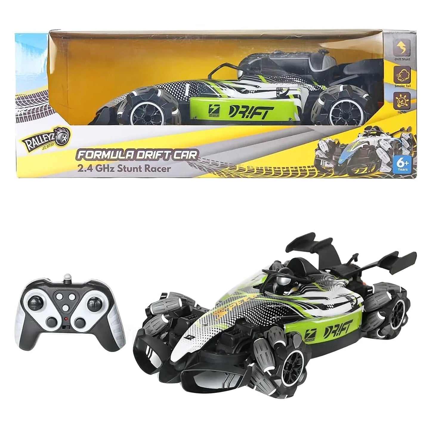 1:20 Scale RC Racing Car with Smoke & LED Lights