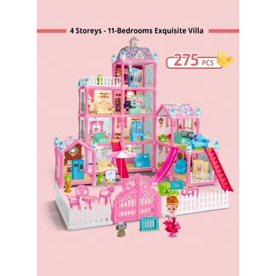 Villa Role Play 275 Pcs Doll House