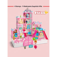 Villa Role Play 275 Pcs Doll House