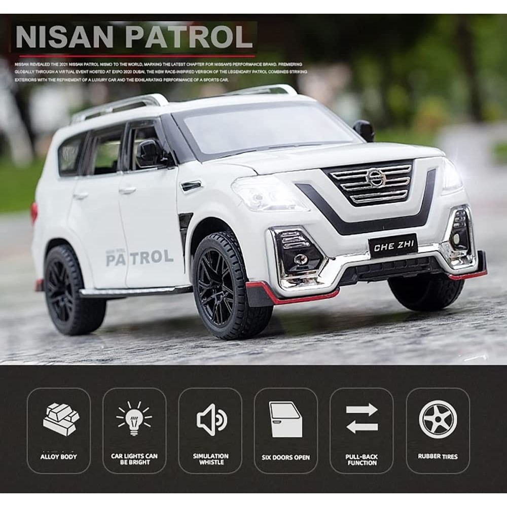 Die Cast Nissan Patrol 1-24 Mini Car | Showpiece Car