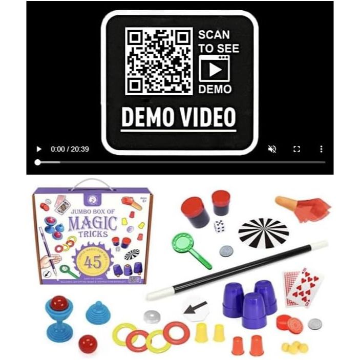 45 Types of Magic Tricks Kit For Kids