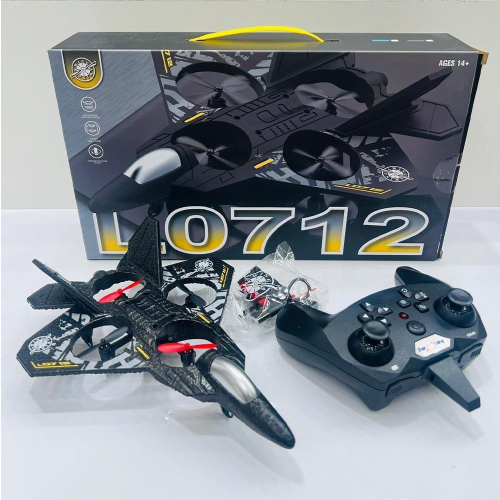 Remote Control Aeroplan Drone With Rechargeable Batteries | LO712 Drone