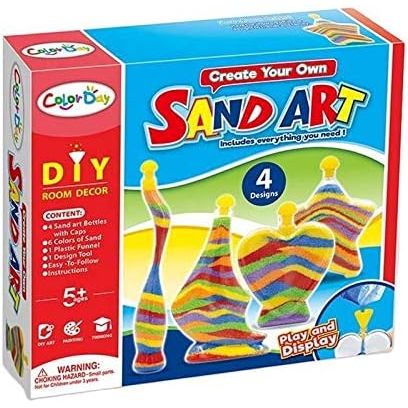 Color Day Sand Art | DIY Room Decor Sand Art | Colorful Art