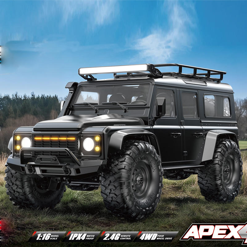 2.4GHz Remote Control Rock Climbing Jeep With Rechargeable Batteries & Lightning Effects