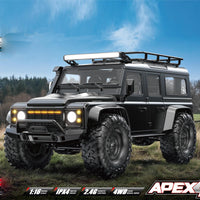 2.4GHz Remote Control Rock Climbing Jeep With Rechargeable Batteries & Lightning Effects