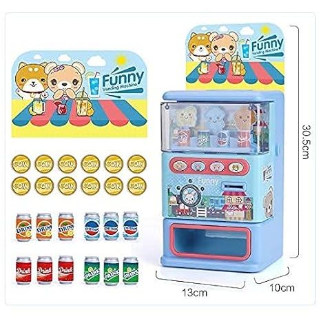 2-in-1 Cartoon Themed Money Bank & Vending Machine For Kids