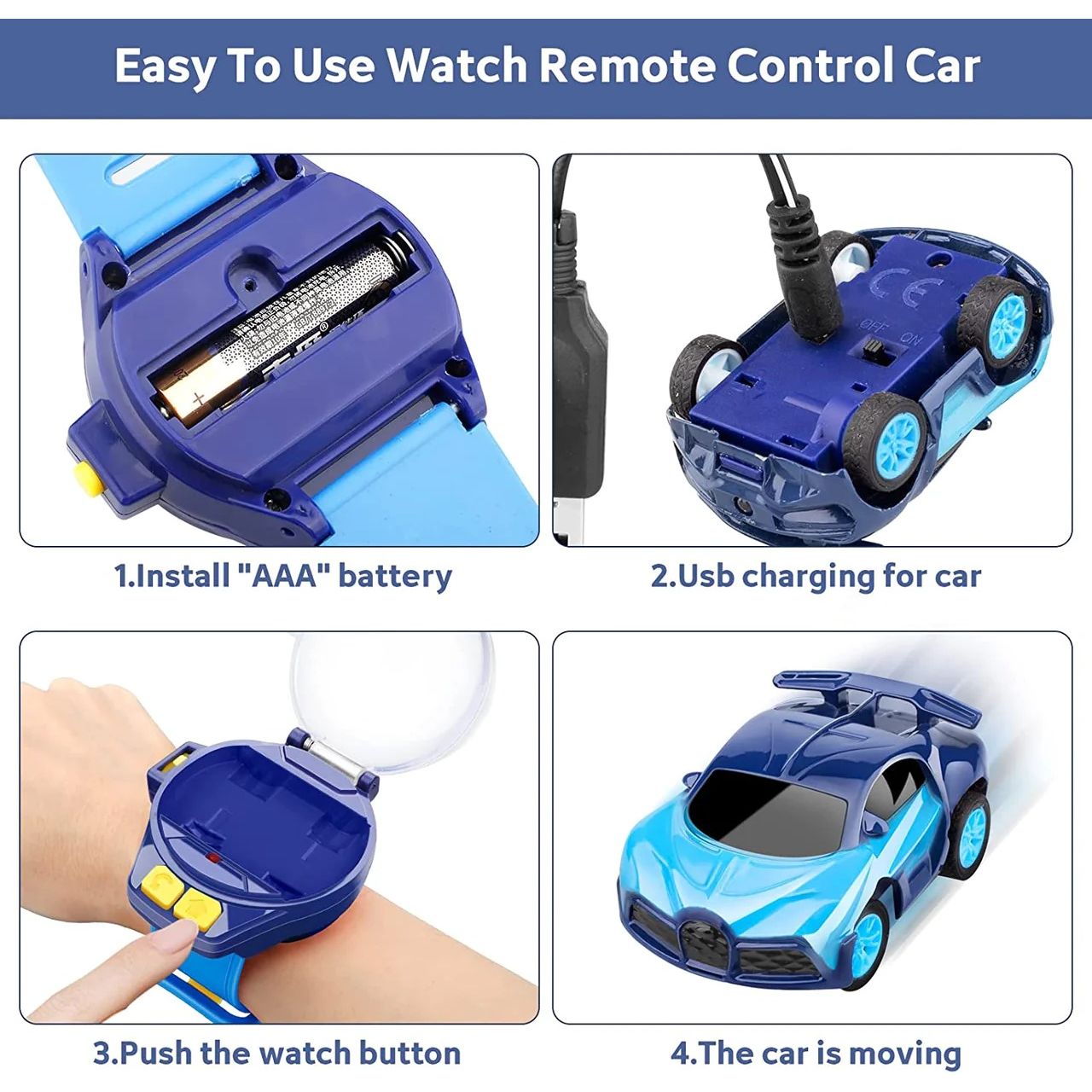 Remote Control | Wrist Watch Car | Easy Wrist Watch Controls – The Toy ...