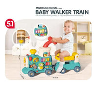 5 in 1 Multifunctional Baby Walker Train Toy For Toddlers | Learning Toy For Kids