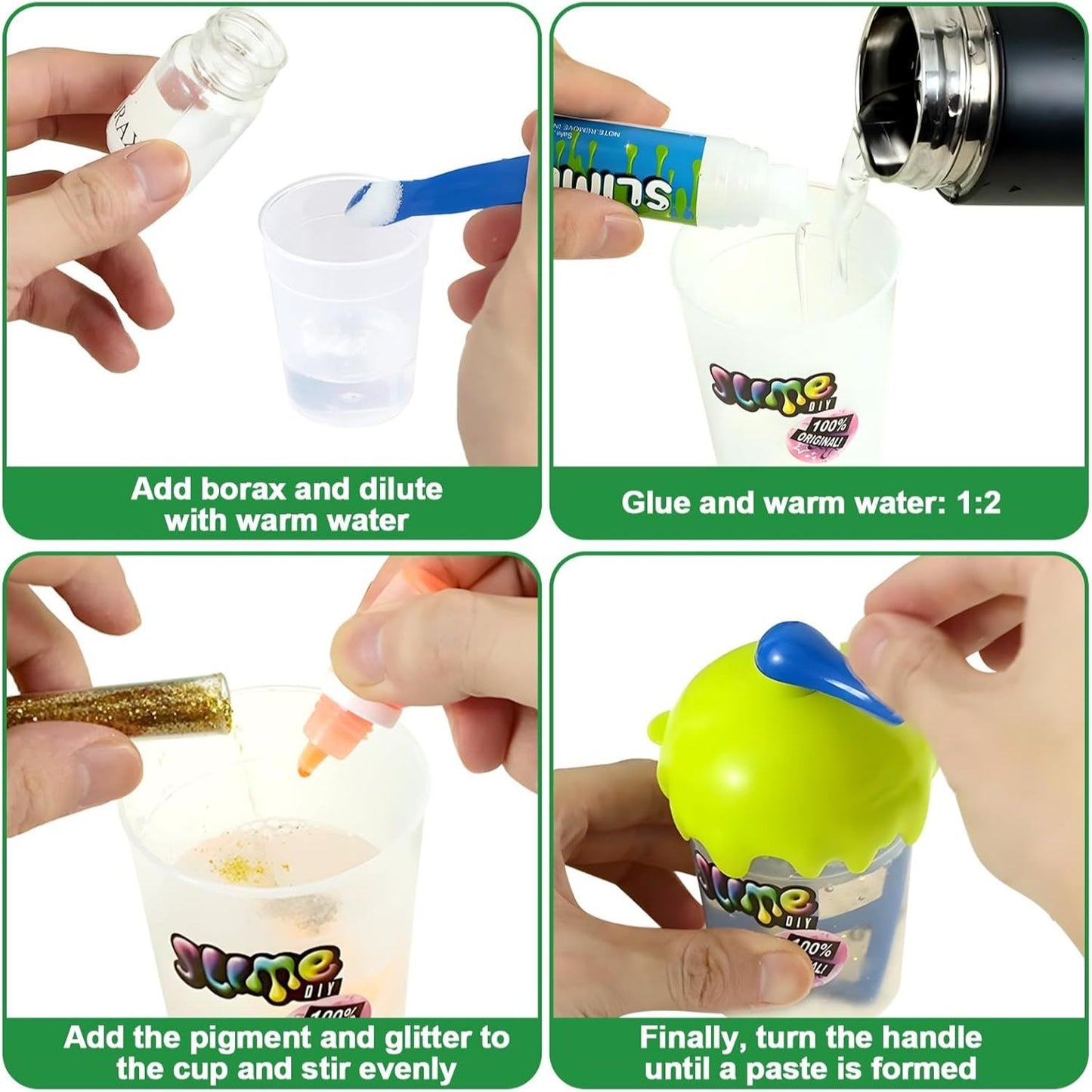 DIY Glowing Slime Factory Play Kit | Pretend Play Toy