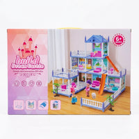 7-Room Doll House Playset with Mini Dolls, Furniture & LED