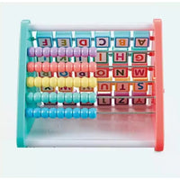 5-in-1 Learning Shelf with Drawing Board & Blocks