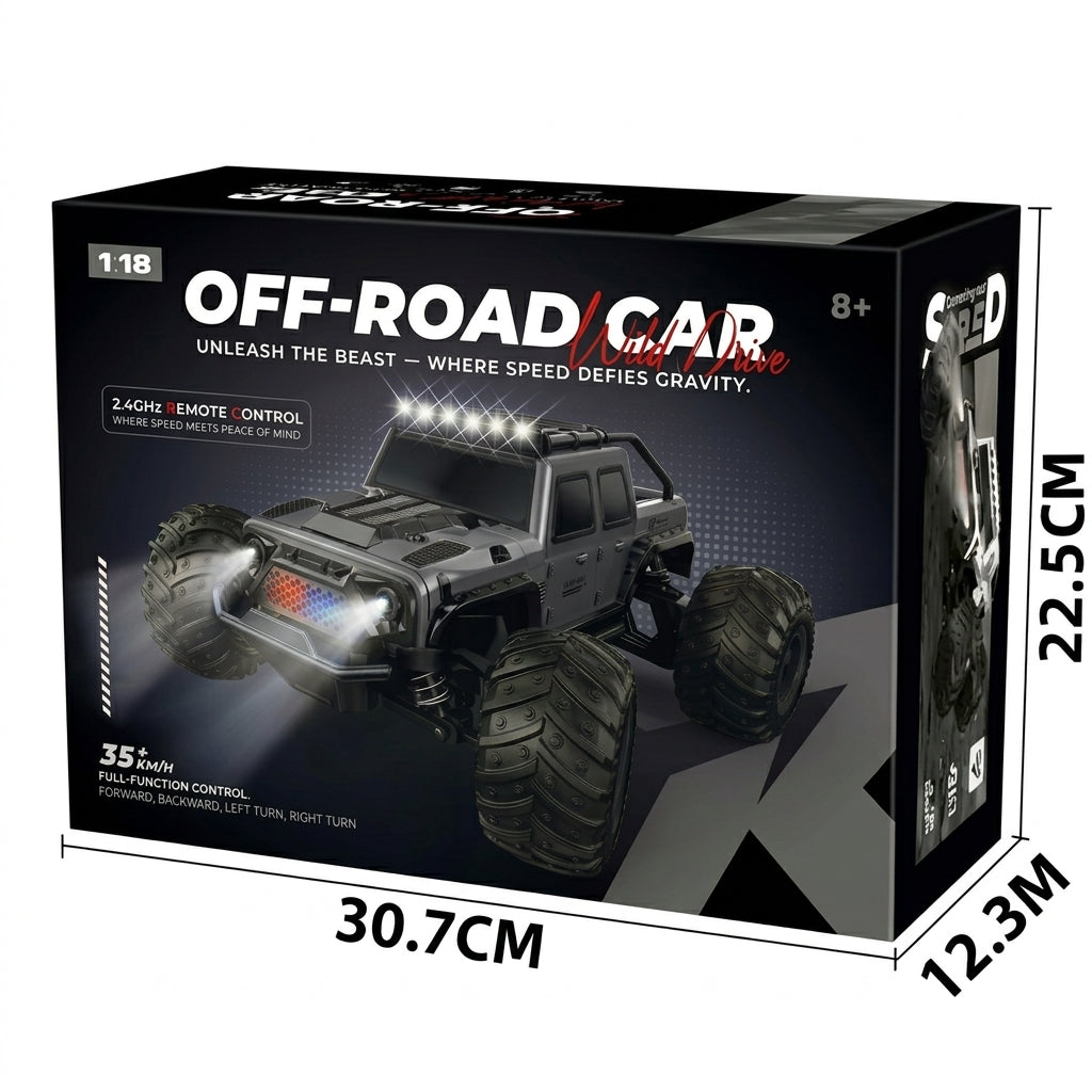 WILD DRIVE RC Rock Climber Monster Truck Rechargeable