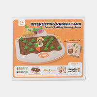 Interesting Raddish Farm | Educational Interactive Carrot Pulling Memory Game