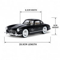 1:24 Mercedes-Benz 300SL Die-Cast Pull-Back Model