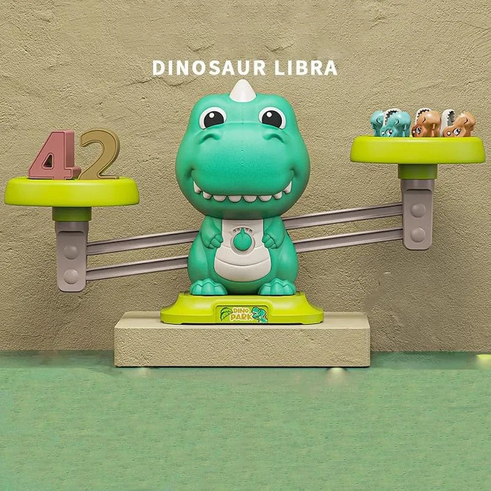 2-in-1 Dinosaur Themed Fishing & Libra Toy | Educational Toy