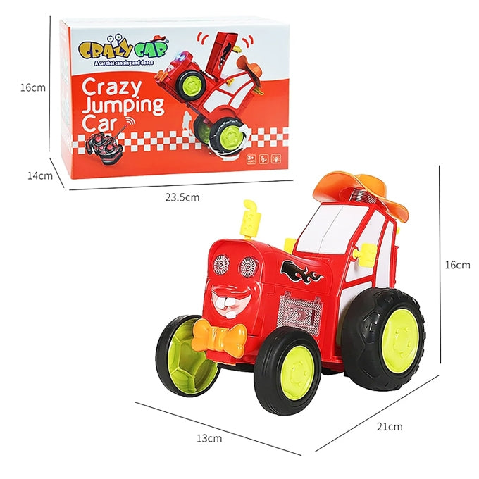 Remote Control Jumping Stunt Car With Sound Effect & Rechargeable Batteries