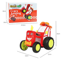 Remote Control Jumping Stunt Car With Sound Effect & Rechargeable Batteries