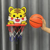Tiger Adjustable Basketball Set with Air Pump