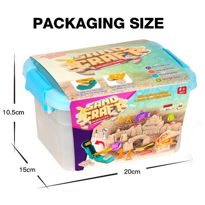 Sand Craft DIY Construction Set with Kinetic Sand