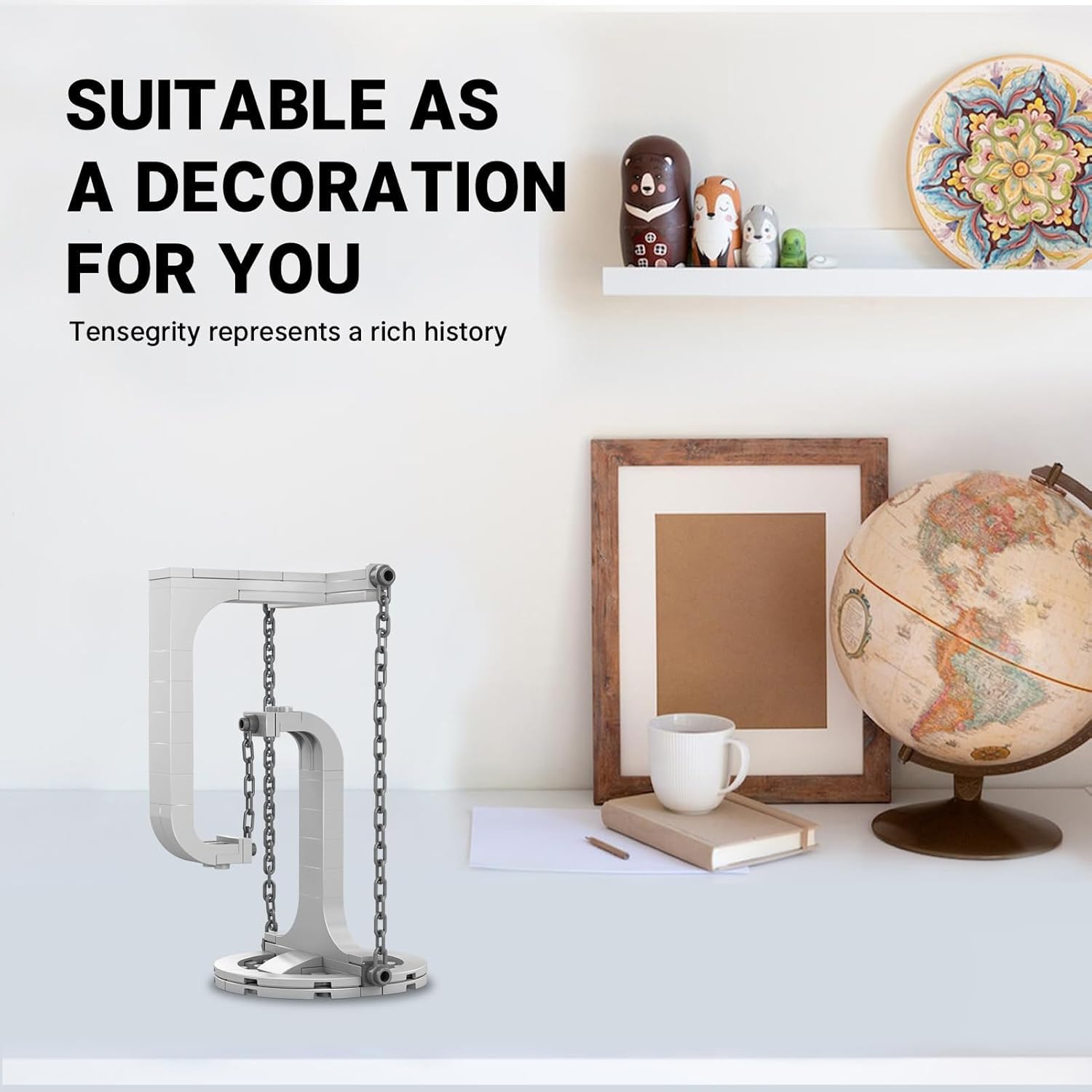 56Pcs Die-Cast Suspension Frame Box  | DIY Tensegrity Sculpture Building Block kit