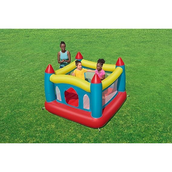 Bestway Inflatable Bouncy Jumping Castle For Kids 5ft 7in x 5ft 6in x ...
