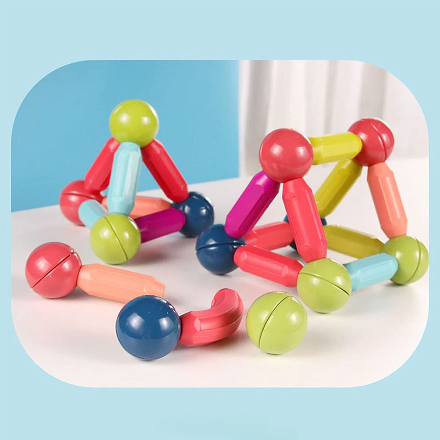 STEM Magnetic Sticks | 25, 36, 64 Pcs Magnet Toy