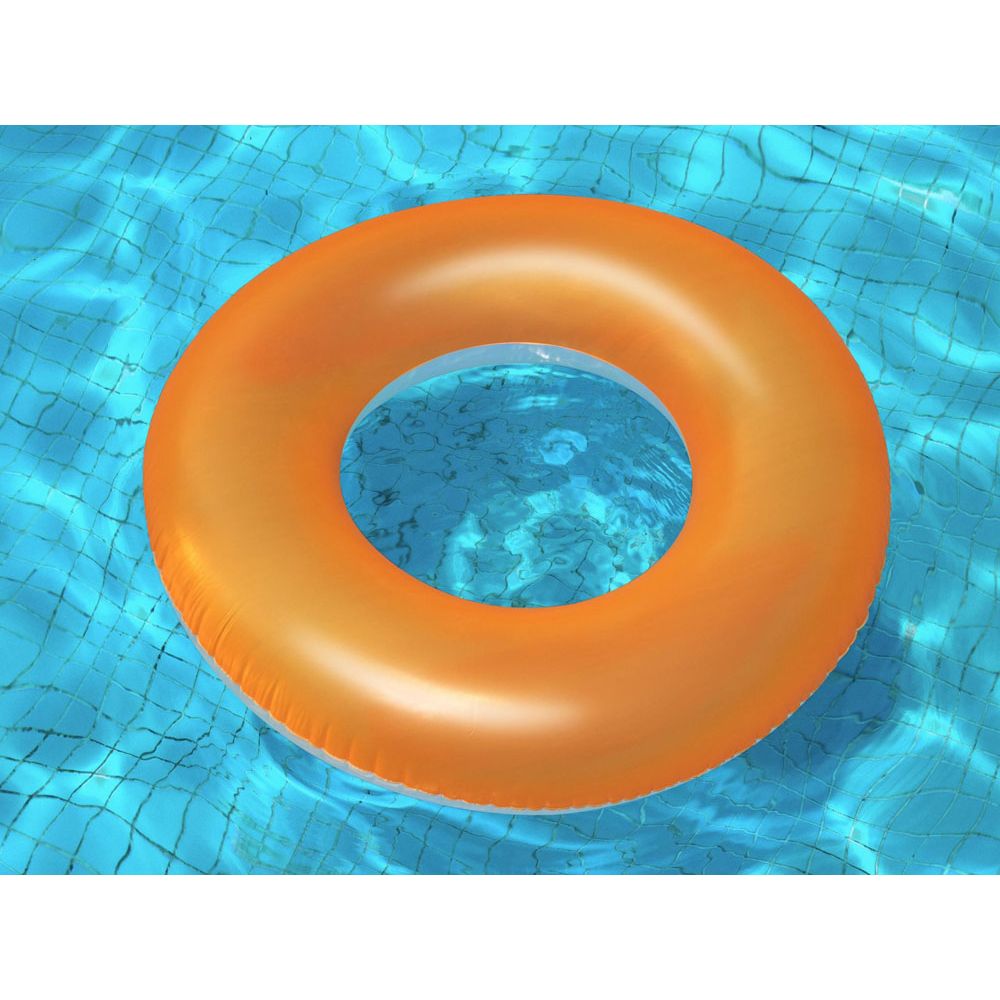 Inflatable Frosted Neon Swim Ring