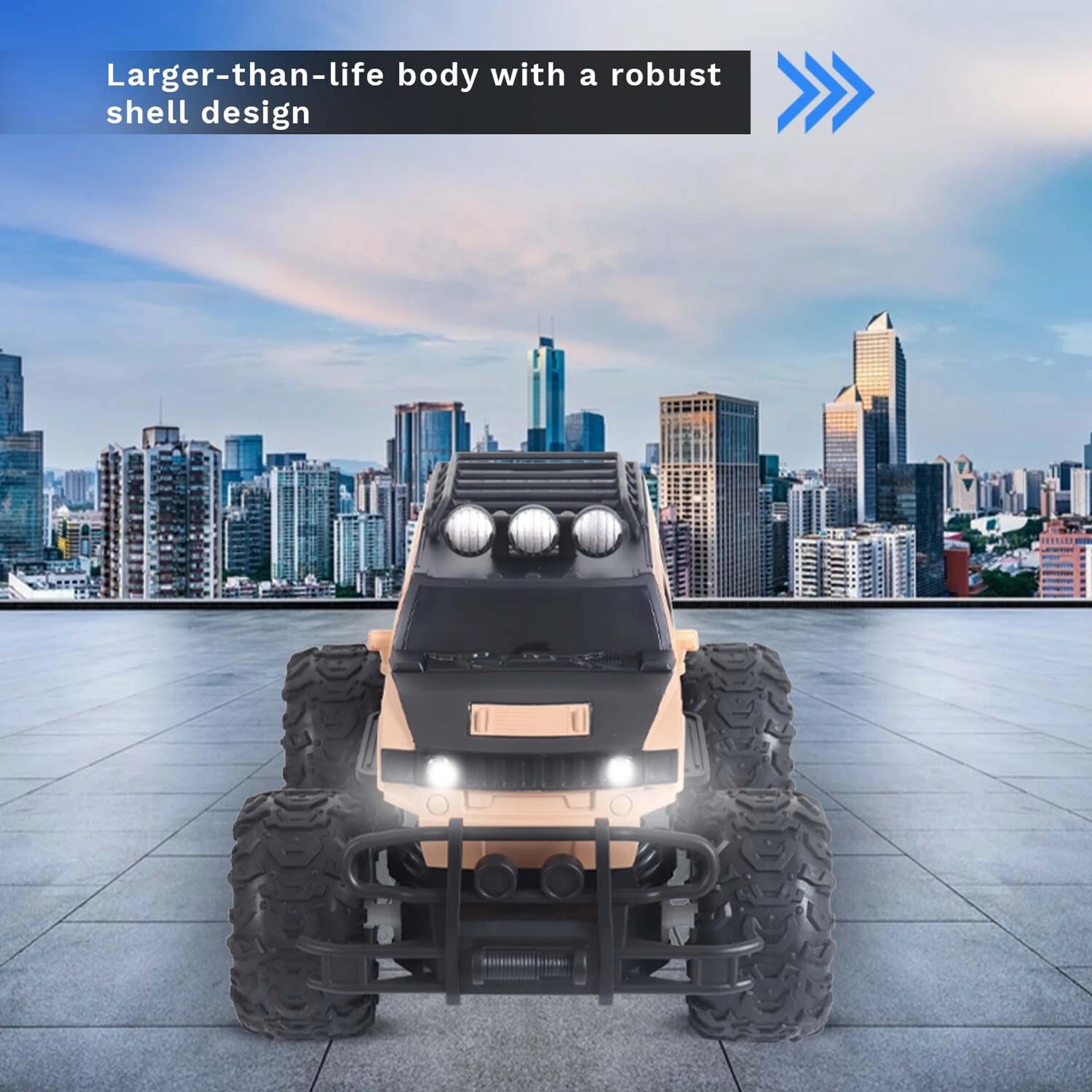 1:18 Offroader RC Truck with Smoke Spray & Remote