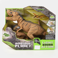 Remote Control Tyrannosaurus Rex Toy With Light & Sound Effects 