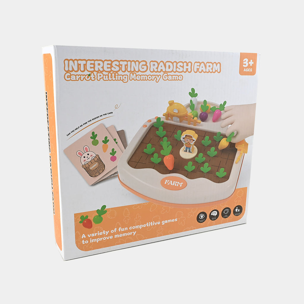 Interesting Raddish Farm | Educational Interactive Carrot Pulling Memory Game