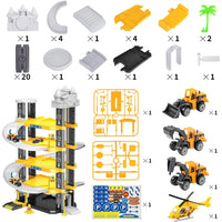 DIY Engineering Parking Lot | Simulation Game With Toy Cars