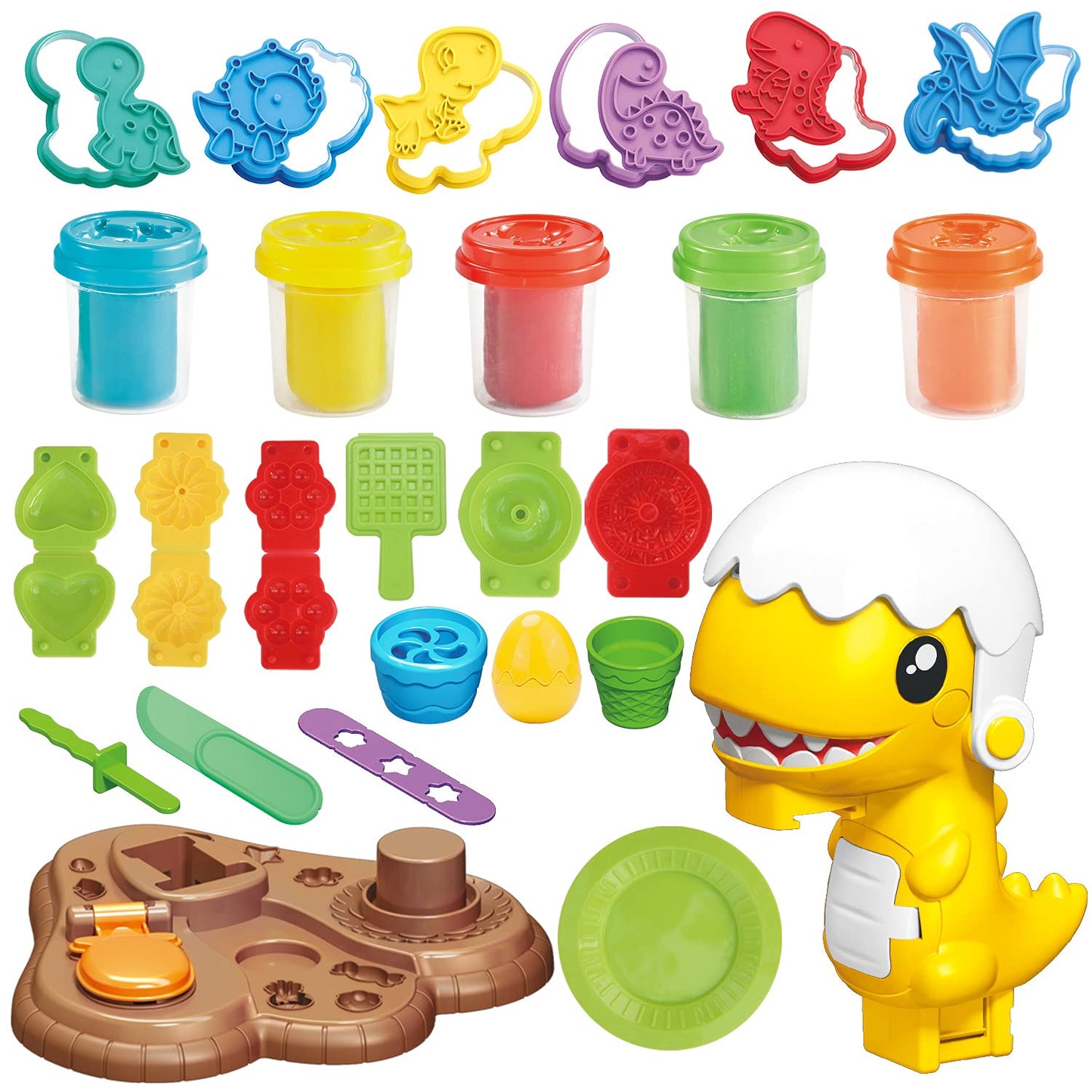Dinosaur Color Dough Ice Cream Machine Playset