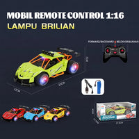 Remote Control Car Brilliant Lights | Rc Toy Car