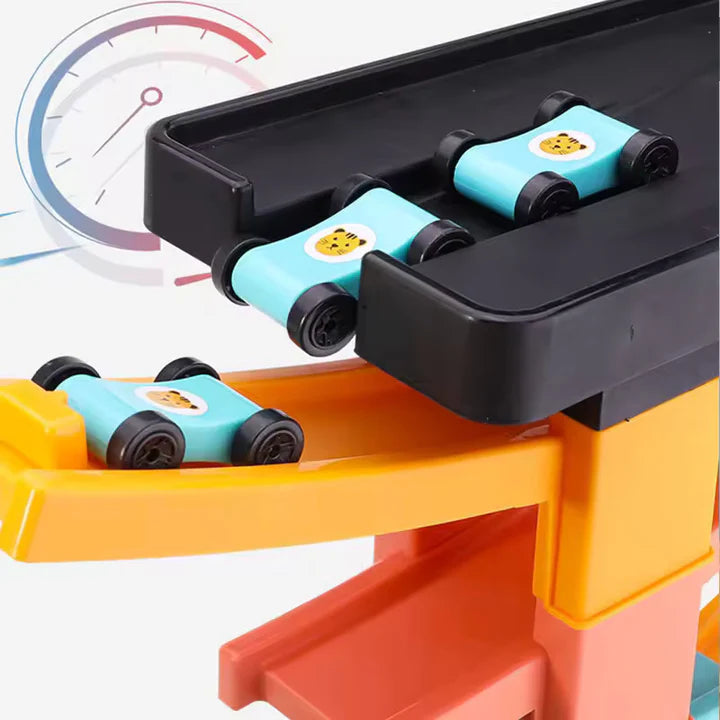 Gliding Railcar Building Blocks Tracks Set | Building Toy 