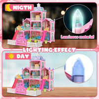 Doll House Role Play Set with Lightning Effects | 191 Pieces