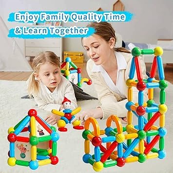 Magnetic Construction Set | 64 Pcs Magnet Toy